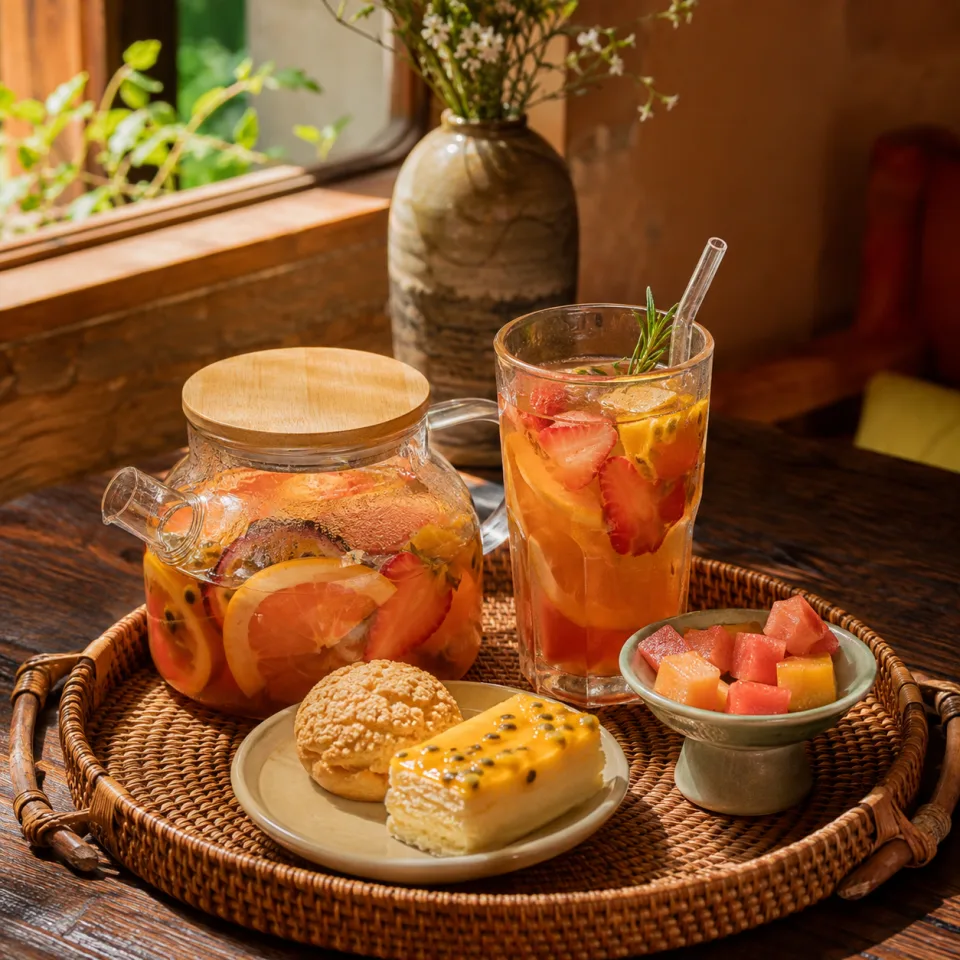 Bàn ăn tại Quán Hải Dương 2